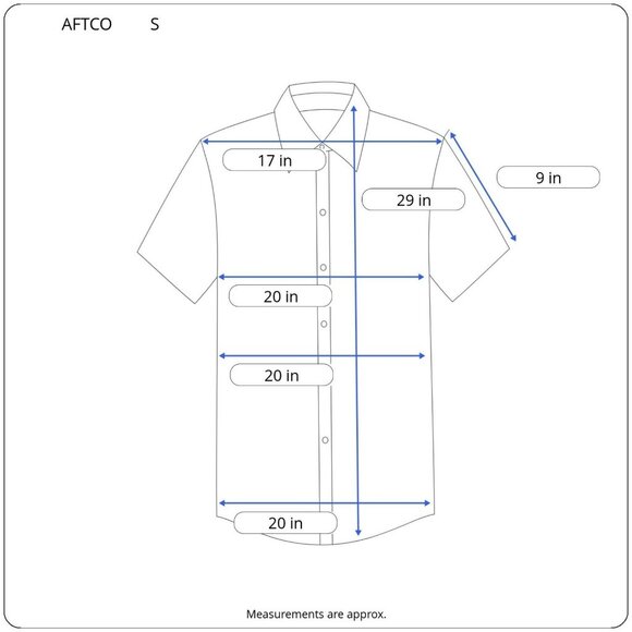 AFTCO Mens Button Down Shirt Lightweight Blue Check Short Sleeve Size S - Picture 3 of 10